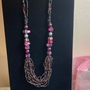 Elegant Multicolor Beaded Necklace